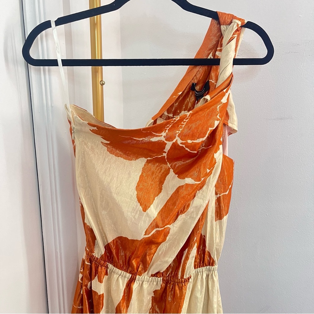 New Padova Colombia Vestido Ariza Natural Floral Midi Dress Large - Picture 8 of 13
